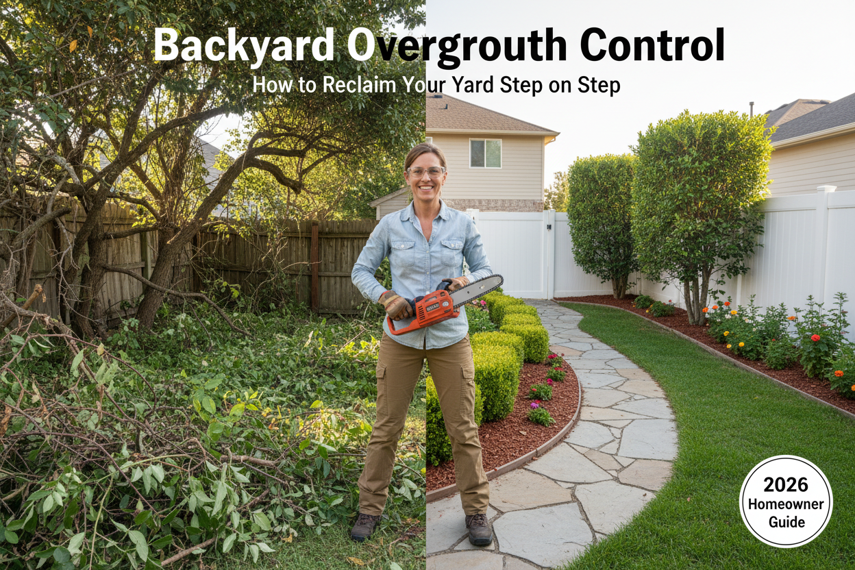 Backyard Overgrowth Control: How to Reclaim an Overgrown Yard Step by Step Minisawpro