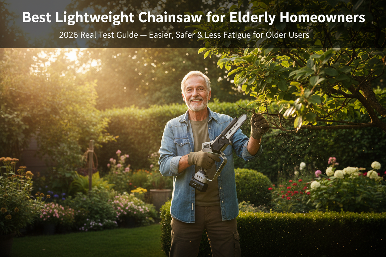 Best Lightweight Chainsaw for Elderly Homeowners in 2026 Minisawpro