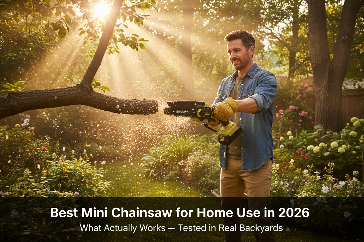 Best Mini Chainsaw for Home Use in 2026: What Actually Works (Tested Guide) Minisawpro