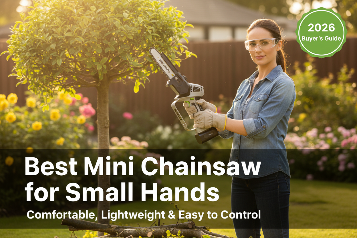 Best Mini Chainsaw for Small Hands in 2026: Comfortable, Lightweight, and Easy to Control