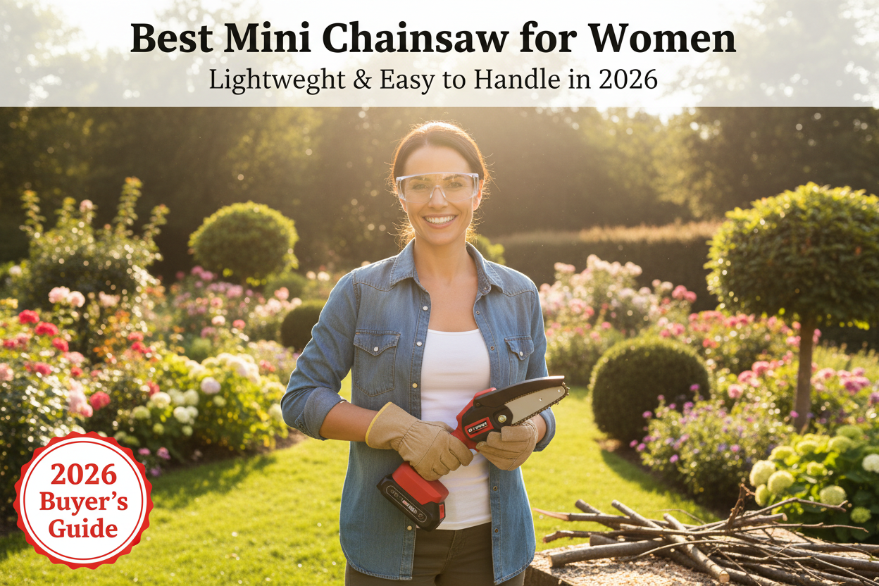 Best Mini Chainsaw for Women in 2026 (Lightweight & Easy to Handle) Minisawpro