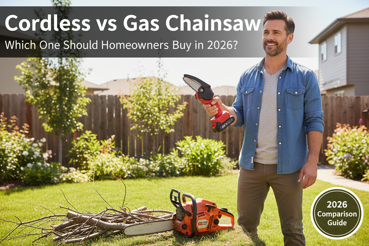 Mini Chainsaw Cordless vs Gas Chainsaw: Which One Should Homeowners Buy in 2026?