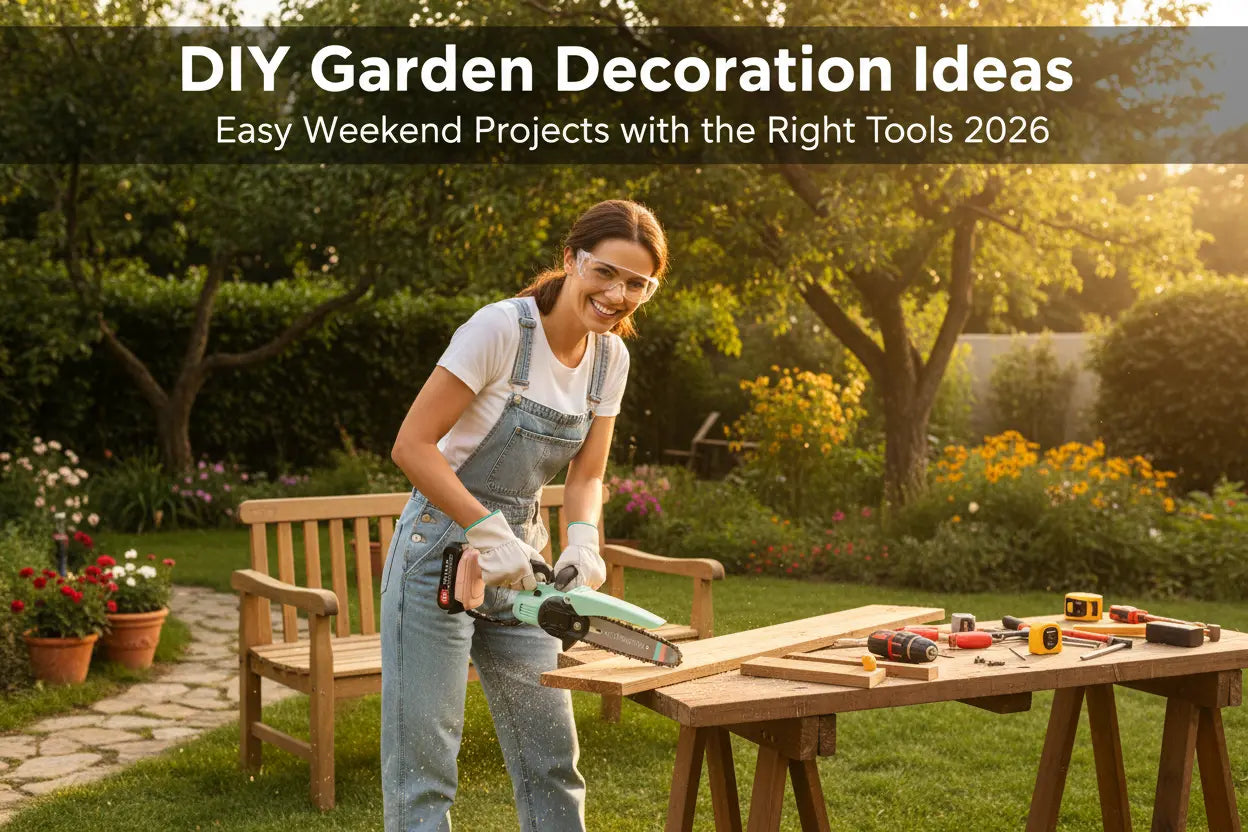 DIY Garden Decoration Ideas | Easy Weekend Projects for Every Backyard Minisawpro