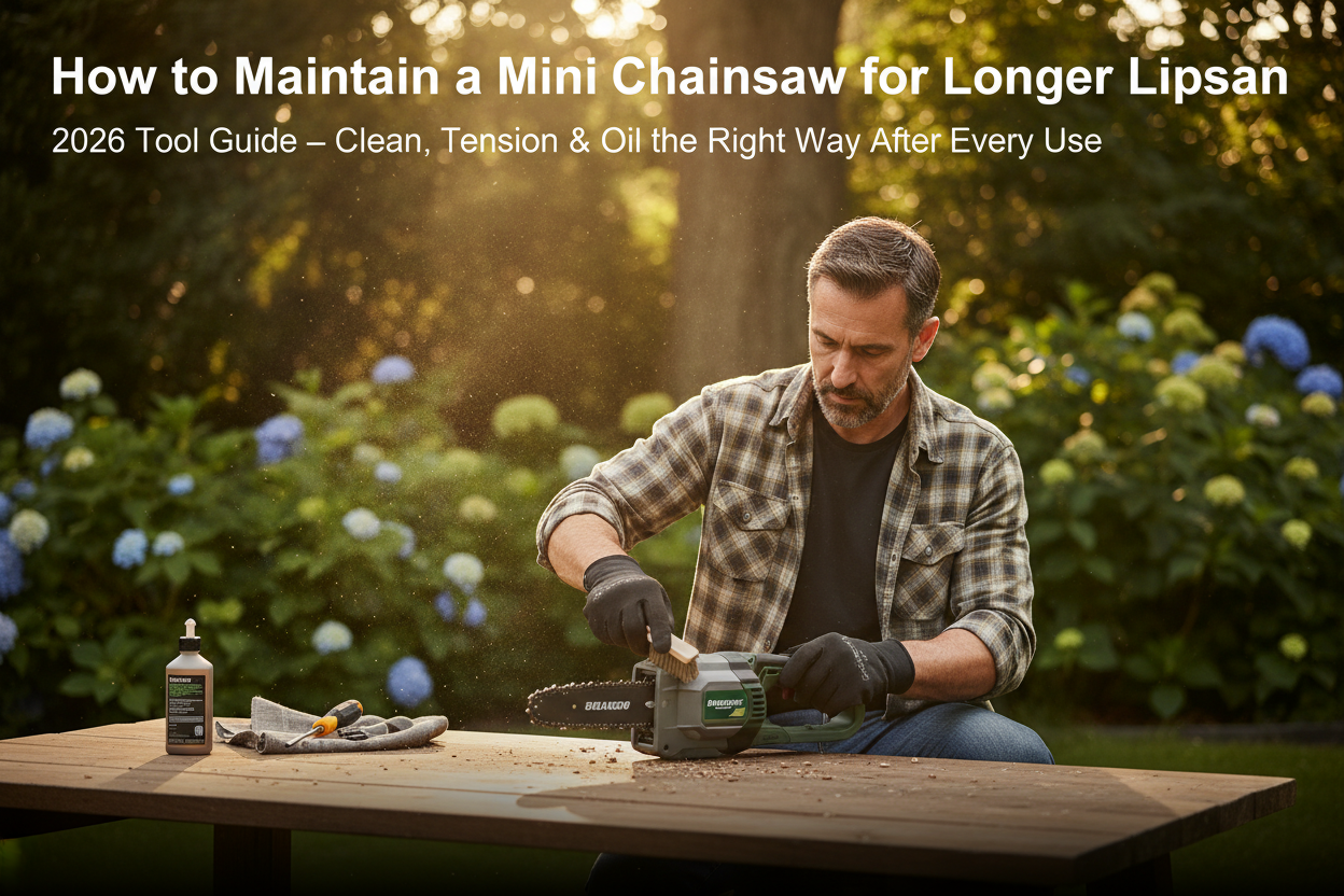 How to Maintain a Mini Chainsaw for Longer Lifespan (2026 Tool Guide) Minisawpro