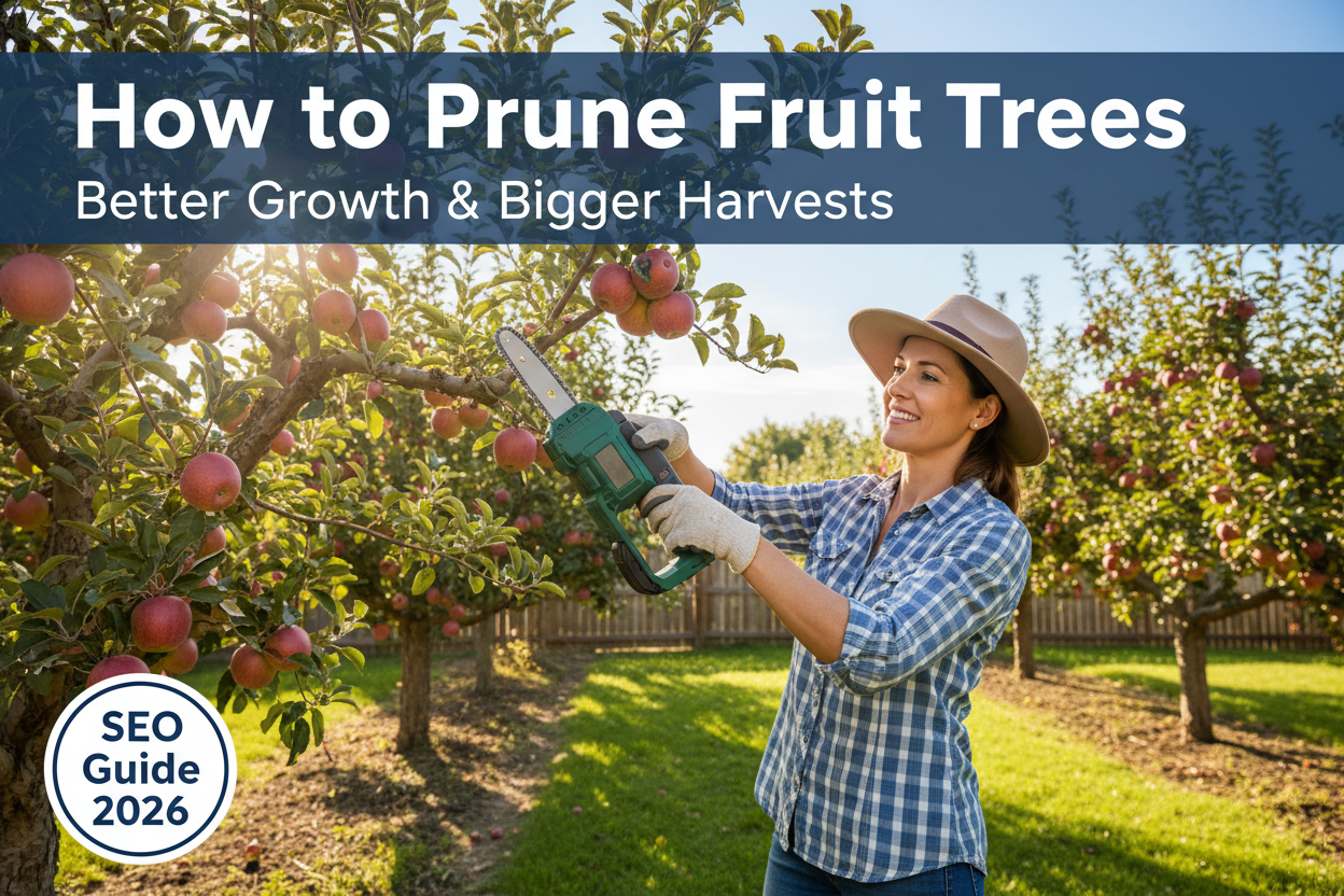 How to Prune Fruit Trees Properly for Better Growth and Bigger Harvests (2026 Guide) Minisawpro