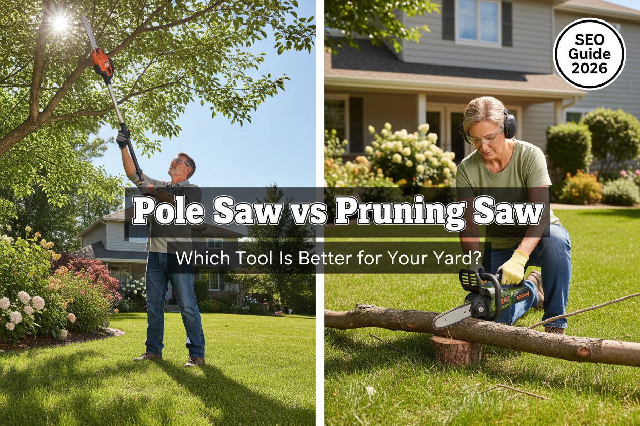 Pole Saw vs Pruning Saw: Which Tool Is Better for Backyard Tree Trimming in 2026? Minisawpro