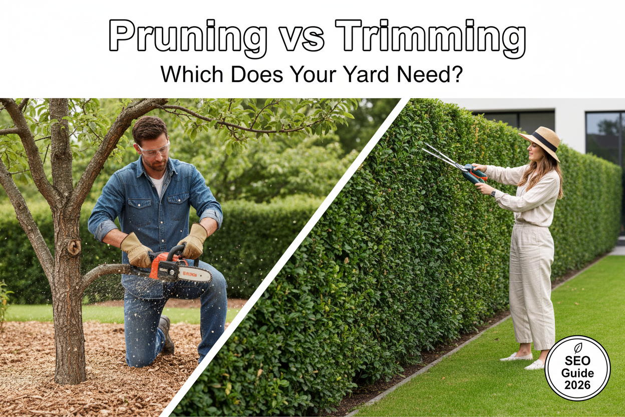Pruning vs Trimming: What’s the Difference and Which One Does Your Yard Actually Need? Minisawpro