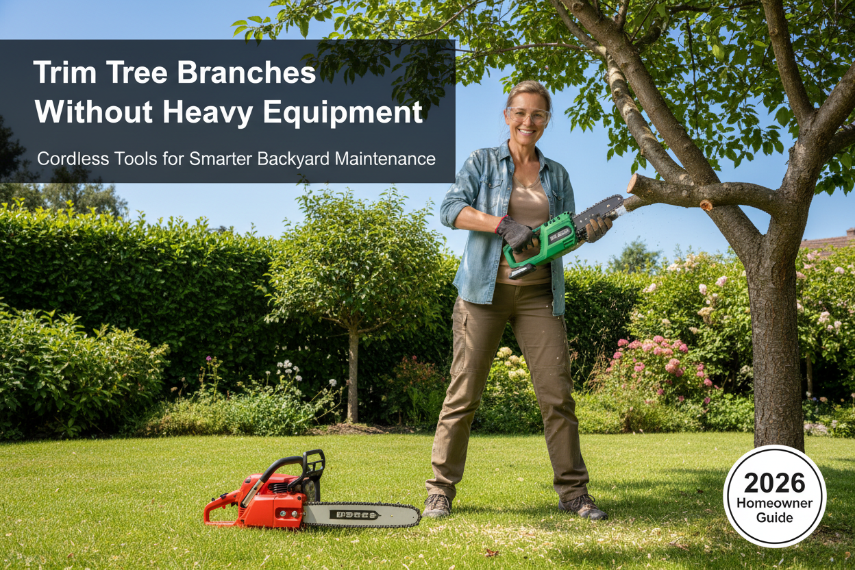 How to Trim Tree Branches Easily Without Heavy Equipment Minisawpro