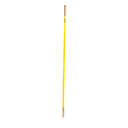 Bartlett Round Middle Fiberglass Extension Pole with Brass Connectors Bartlettman