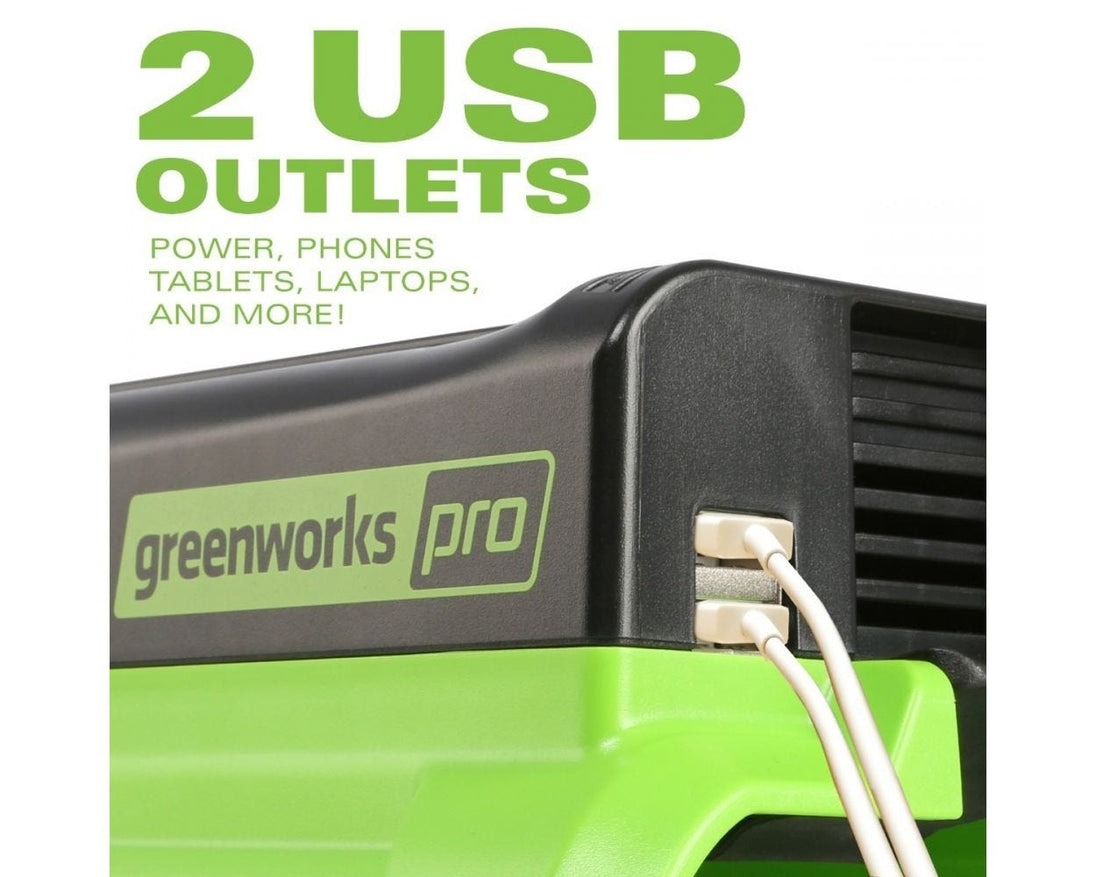 60V Storm/Flood/Power Outage Kit: (2) Batteries and (2) Chargers greenworkstools