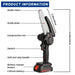 Mini Chainsaw Kit, 4-Inch+6-Inch Adjustable Cordless Handheld Chain Saw with 2 Rechargeable 21V 2000mAh Battery, 4 Chains, Tool Box Set, Hand Held Power Chain Saws DANNY'S HOME GOODS