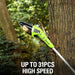 24V 8" Cordless Battery Polesaw and Pole Hedge Trimmer Combo Kit, 2Ah USB Battery and Charger greenworkstools