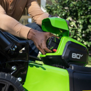 80V 21" Cordless Battery Brushless Self-Propelled Mower 3pc Combo Kit: 4.0 Ah Battery and 4A Charger greenworkstools