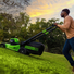 OPEN BOX 80V 21" Cordless Battery Brushless Self-Propelled Mower 3pc Combo Kit: 4.0 Ah Battery and 4A Charger greenworkstools
