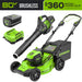 80V 21" Cordless Battery Self-Propelled Mower and Blower: 4.0 Ah Battery and Rapid Charger greenworkstools