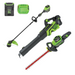 60V Cordless Battery 3PC Handheld Combo Kit, String Trimmer, Blower and Hedge Trimmer, (1) 2.5 Ah Battery and Charger greenworkstools