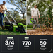 80V 21" Cordless Battery 4-in-1 Self-Propelled Lawn Mower and 700CFM Blower Combo Kit: 5.0 Ah Battery and 6A Charger greenworkstools
