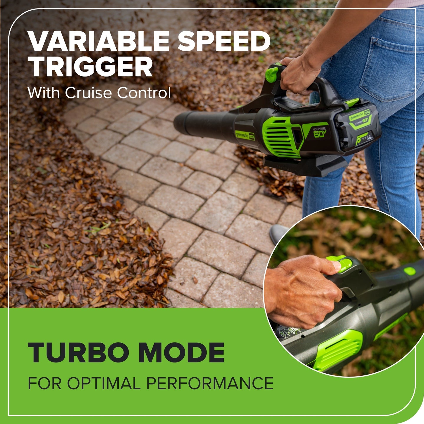 60V 17" Cordless Battery Push Lawn Mower and 610 CFM Jet Blower Combo Kit: 4.0 Ah Battery and Charger greenworkstools