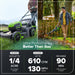 60V 17" Cordless Battery Push Lawn Mower and 610 CFM Jet Blower Combo Kit: 4.0 Ah Battery and Charger greenworkstools