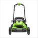 RENEWED 48V (24V x 2) 21" Cordless Battery Push Mower 3PC Combo Kit, (4) 4.0 Ah High Power Batteries and (2) Dual-Port Chargers greenworkstools