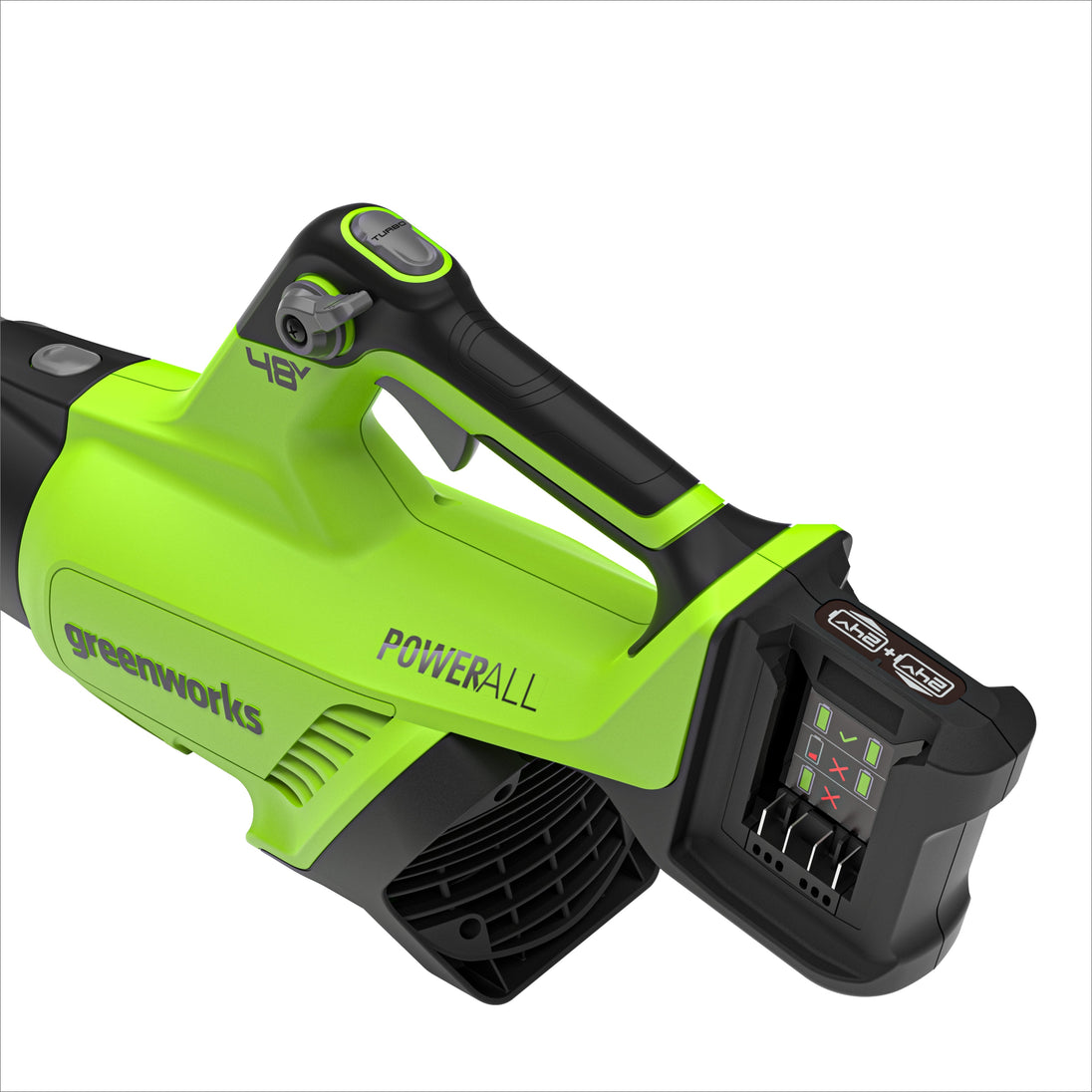 48V (24V x 2) 21" Cordless Battery Push Mower 3PC Combo Kit w/ (4) 4.0Ah High Power Batteries & (2) Dual Port Chargers greenworkstools