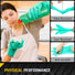 COOLJOB 18 Mil Chemical Resistant Nitrile Gloves, Resist Household Acid, Alkali, Solvent and Oil, Latex Rubber Free COOLJOB