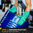 COOLJOB 18 Mil Chemical Resistant Nitrile Gloves, Resist Household Acid, Alkali, Solvent and Oil, Latex Rubber Free COOLJOB
