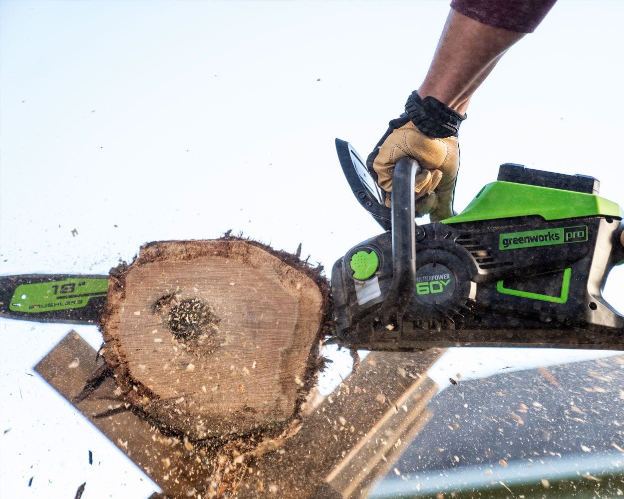 60V 18" Cordless Battery 2.0 kW Chainsaw and 10" Pole Saw Combo Kit: 4.0 Ah Battery and Charger greenworkstools