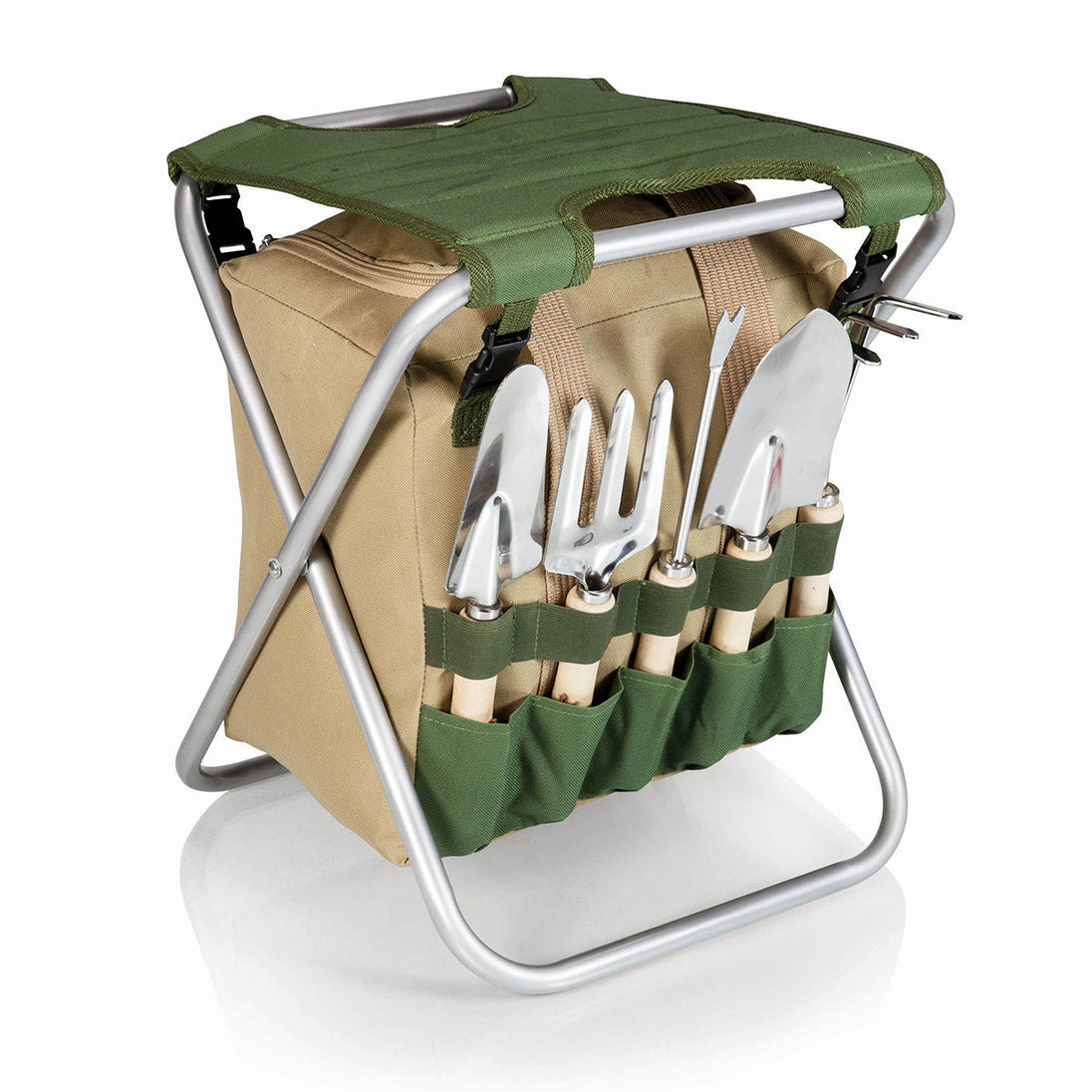 Gardener Chair and Tool Set Picnic Time, Inc.