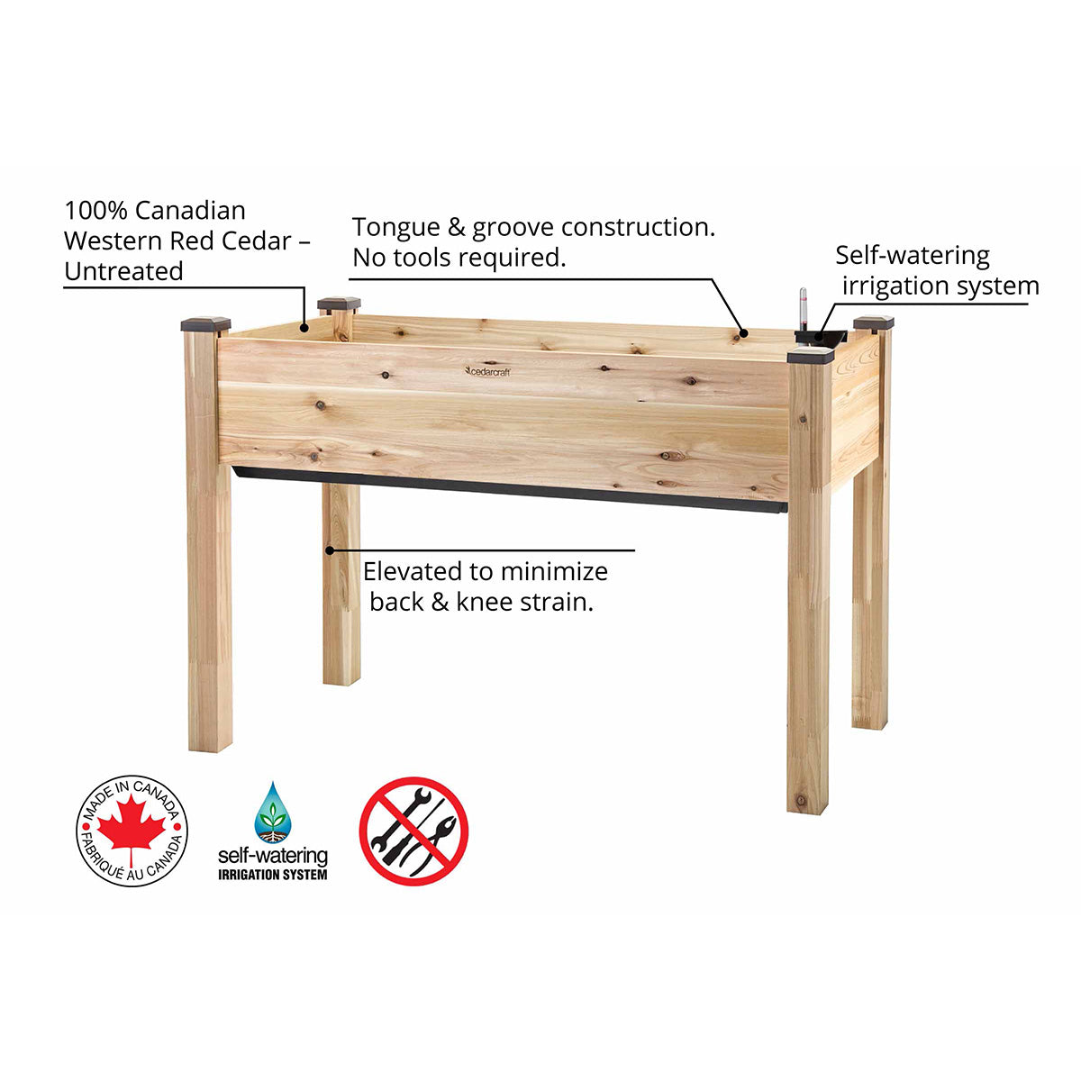 Self-Watering Planter Dobi & Associates, Inc.