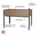 Self-Watering Elevated Planter Dobi & Associates, Inc.