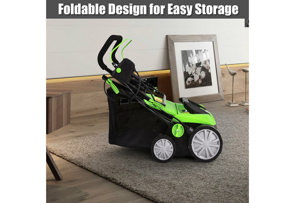 15'' Corded Electric Lawn Dethatcher GoPlus (Costway)