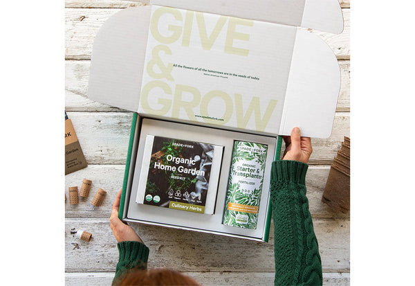 Organic Home Garden Gift Box Set Spade To Fork