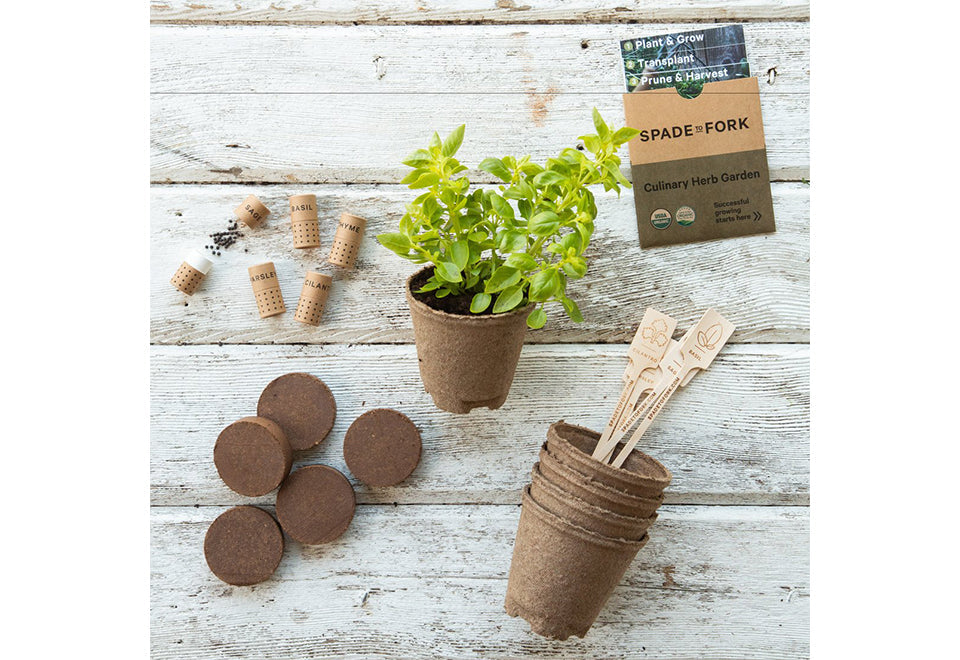Organic Home Garden Gift Box Set Spade To Fork