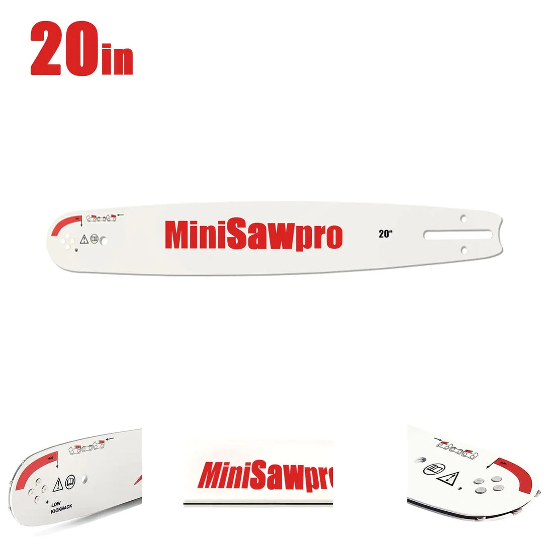 MiniSawPro 20-Inch Chainsaw Guide Plate – High Strength, Wear-Resistant & Lightweight MINISAWPEO