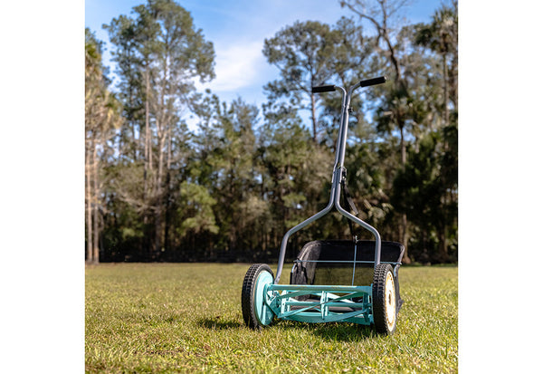14'' 5-Blade Push Reel Lawn Mover with Grass Catcher The Great States Corporation dba American Lawn Mower Co