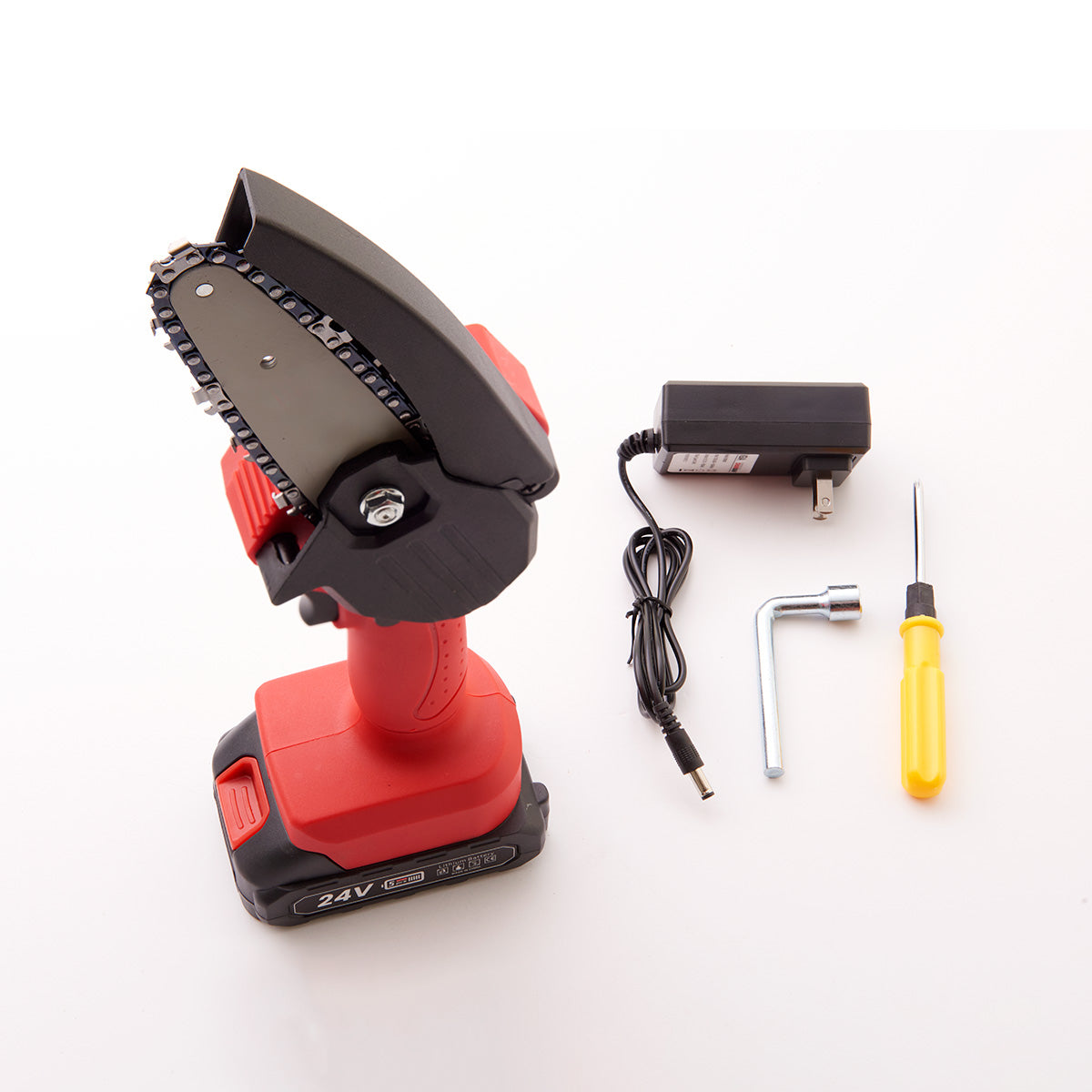 Cordless Electric Mini Chainsaw Sharper Image