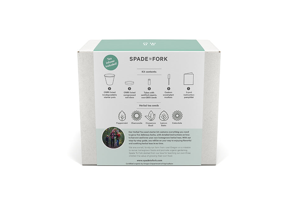 Organic Home Garden Seed Kits Spade To Fork