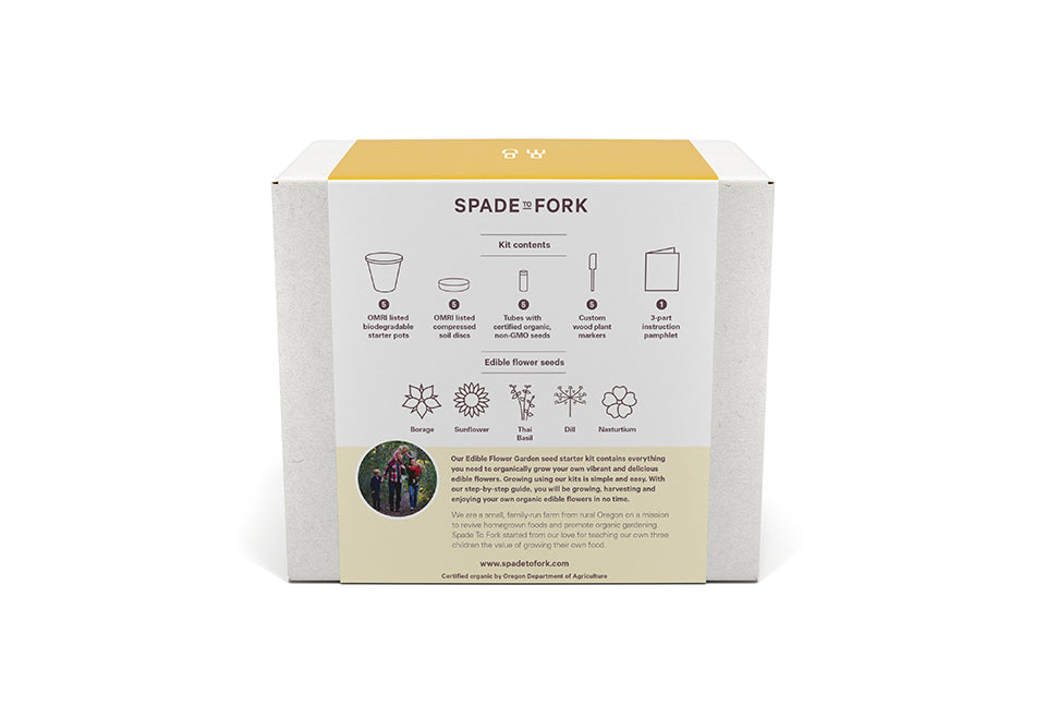 Organic Home Garden Seed Kits Spade To Fork