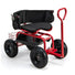 Cushioned Rolling Garden Cart with Swivel Seat GoPlus (Costway)