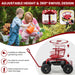 Cushioned Rolling Garden Cart with Swivel Seat GoPlus (Costway)