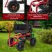 Cushioned Rolling Garden Cart with Swivel Seat GoPlus (Costway)