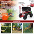 Cushioned Rolling Garden Cart with Swivel Seat GoPlus (Costway)