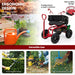 Cushioned Rolling Garden Cart with Swivel Seat GoPlus (Costway)
