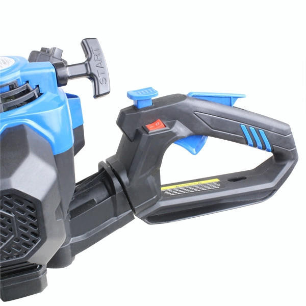Petrol Hedge Trimmer/Pruner, 26cc 2-stroke Easy-Start, Lightweight and Anti-Vibration, 24” (60cm) Blade by Hyundai | HYHT2600X Hyundai