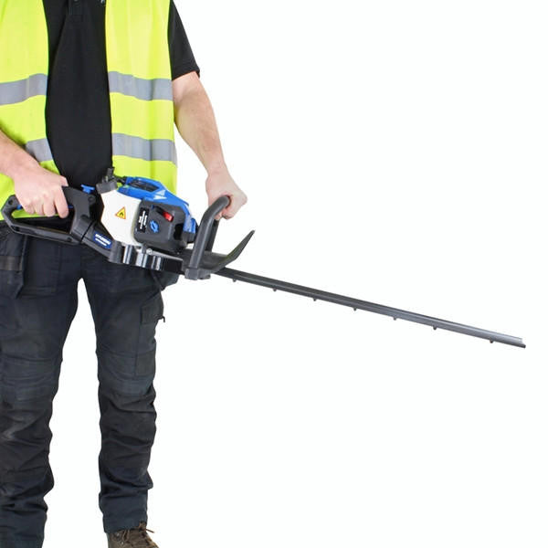 Petrol Hedge Trimmer/Pruner, 26cc 2-stroke Easy-Start, Lightweight and Anti-Vibration, 24” (60cm) Blade by Hyundai | HYHT2600X Hyundai
