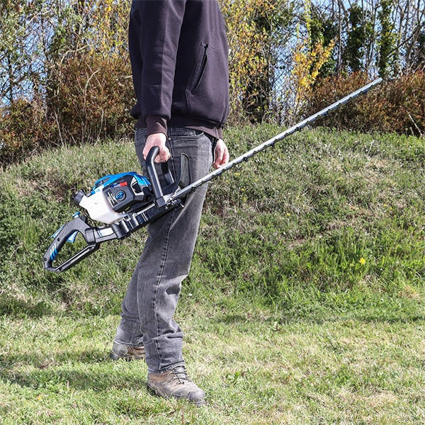 Petrol Hedge Trimmer/Pruner, 26cc 2-stroke Easy-Start, Lightweight and Anti-Vibration, 24” (60cm) Blade by Hyundai | HYHT2600X Hyundai