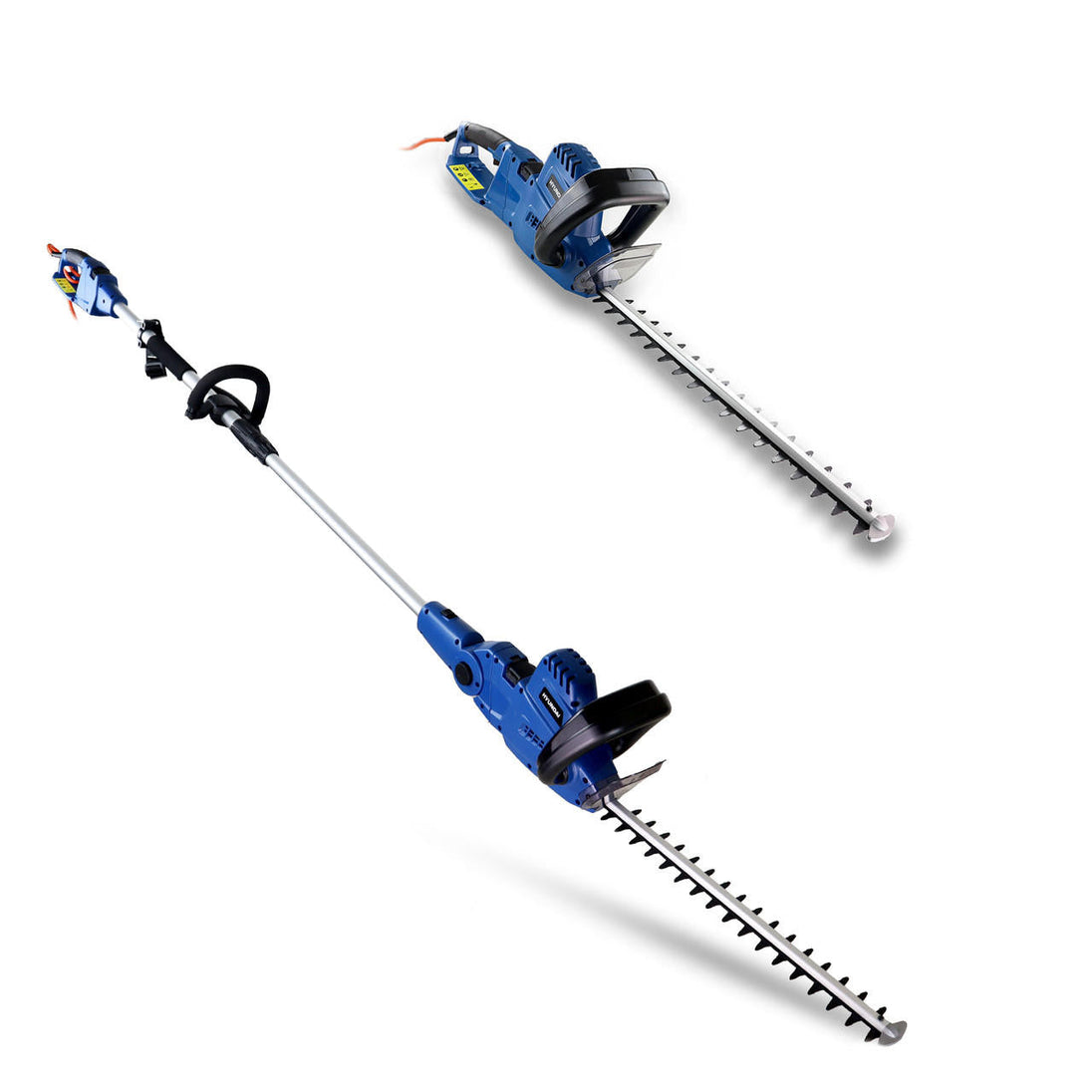 Hyundai 550W 450mm 2-in-1 Convertible Corded Electric Pole Hedge Trimmer/Pruner | HYP2HT550E Hyundai