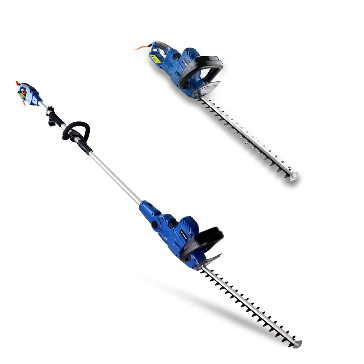 Hyundai 550W 450mm 2-in-1 Convertible Corded Electric Pole Hedge Trimmer/Pruner | HYP2HT550E Hyundai