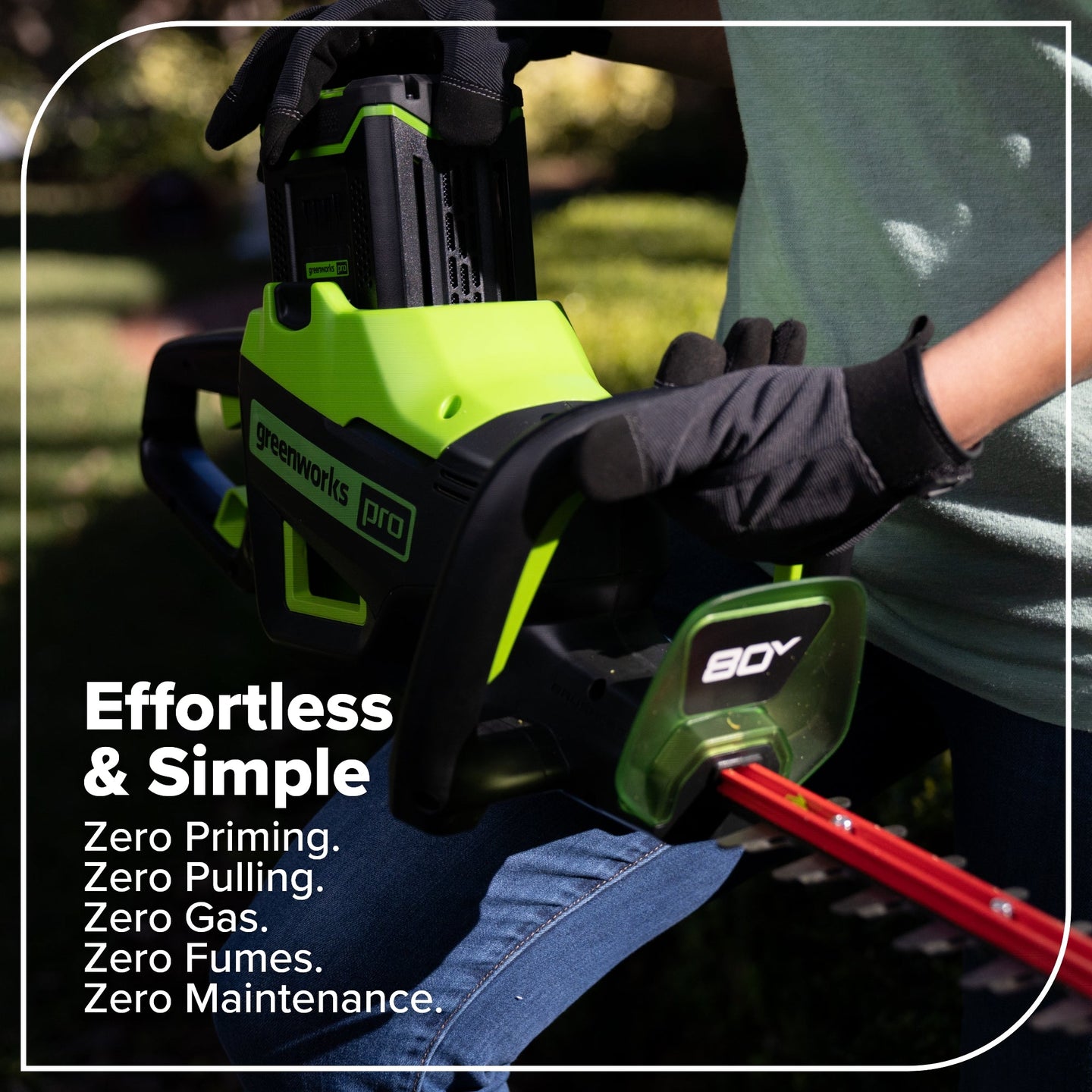 80V 21" Self-Propelled Mower 5PC Combo Kit, (1) 4Ah Battery, (1) 2Ah Battery and (2) Chargers greenworkstools
